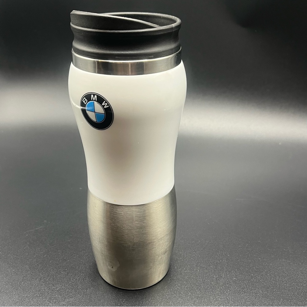 Genuine BMW Olympic USA Collectible Stainless Steel Travel Tumbler 16oz